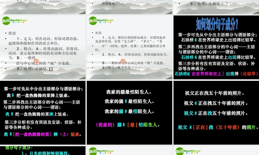 高考语文 句子复习专题训练课件 新人教版 课件