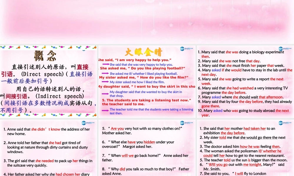 高中英语(Unit 1 Friendship)grammar课件 新人教版必修1 课件