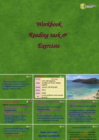 高中英语 Reading task课件