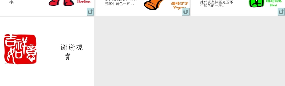 北京奥运会福娃简介