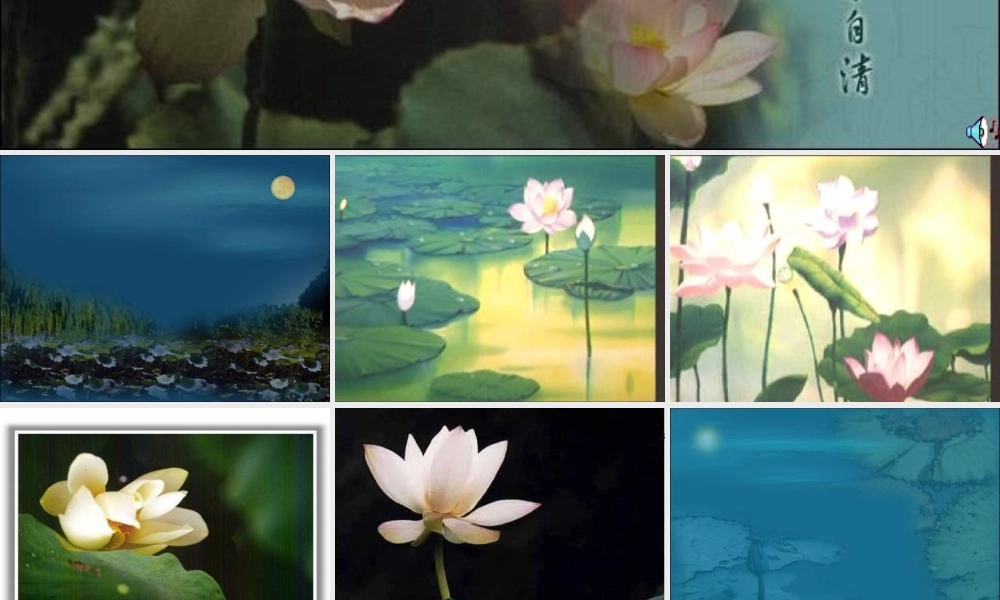 高中语文课件—荷塘月色新课标人教版必修2 课件