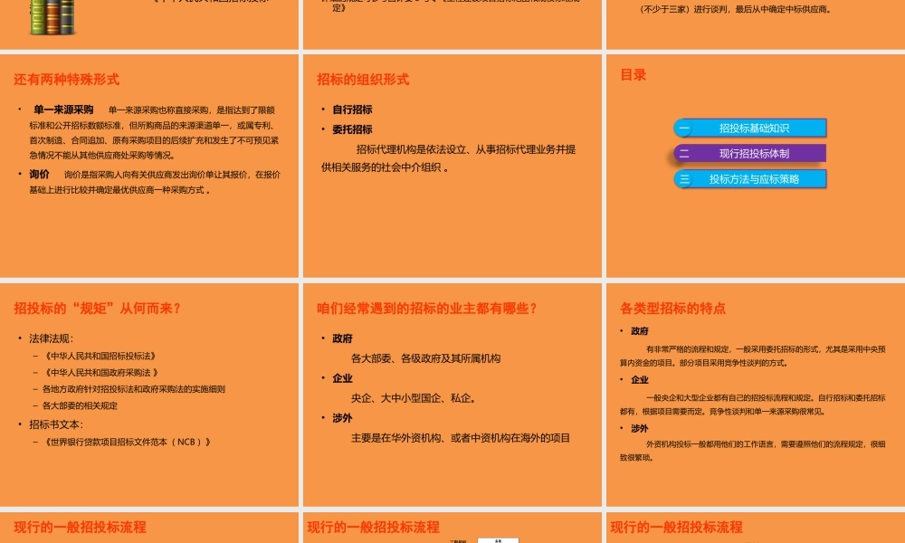 招投标基础知识与投标技巧大全