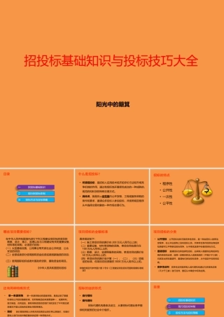 招投标基础知识与投标技巧大全