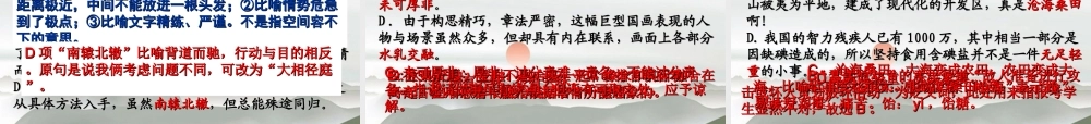 高考语文 正确使用熟语专题复习课件 新人教版 课件