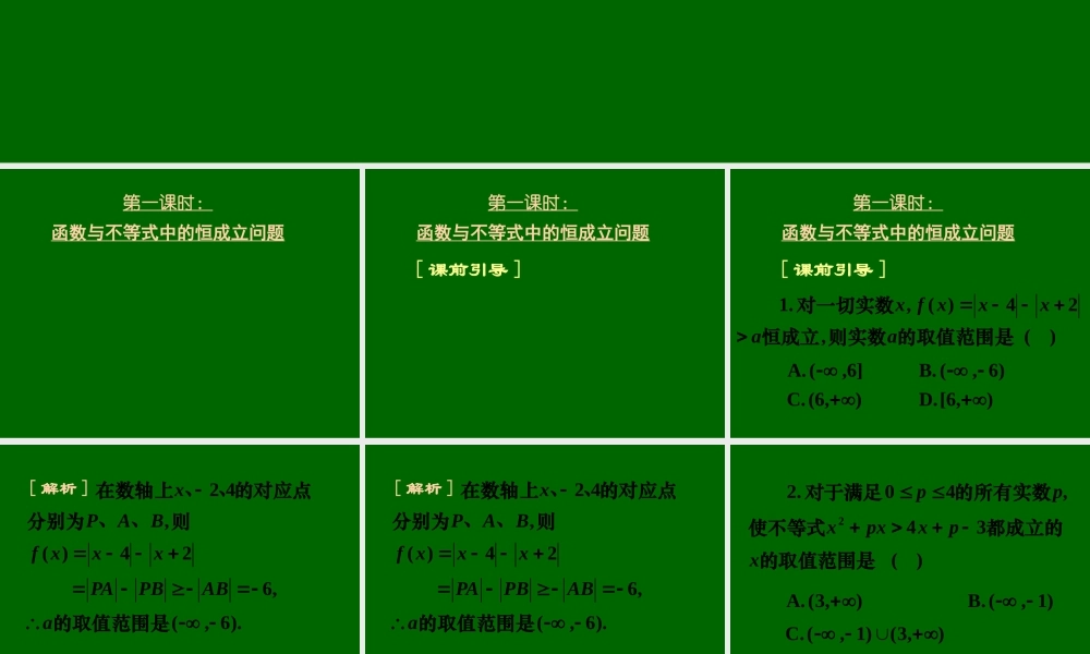 高三数学高考专题三 函数背景下的不等式问题 试题