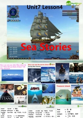 高中英语 Unit7 lesson4 sea stories-课件 2 北师大版必修3 课件