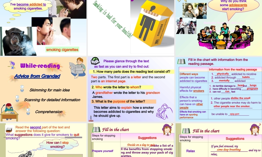 高中英语module6 unit3 A healthy life教案