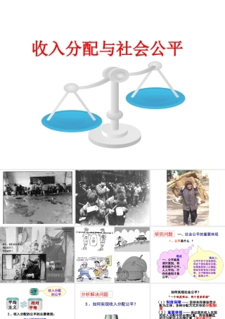 收入分配与社会公平