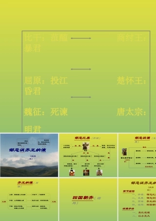 邹忌讽齐王纳谏2 人教版高一语文邹忌讽齐王纳谏课件[整理四套]