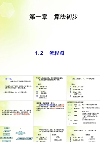 高中数学 12流程图课件 新人教A版必修3 课件