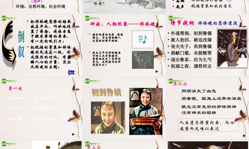 高中语文(祝福)课件 新人教版必修3 课件