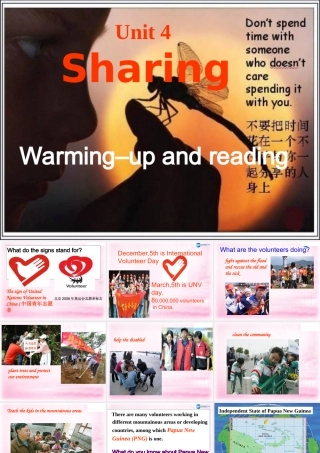 高中英语 Unit 4 Warming and reading课件 新人教版选修7 课件