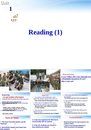 高中英语 Book 1_U1_Reading 1课件 牛津版必修1 课件