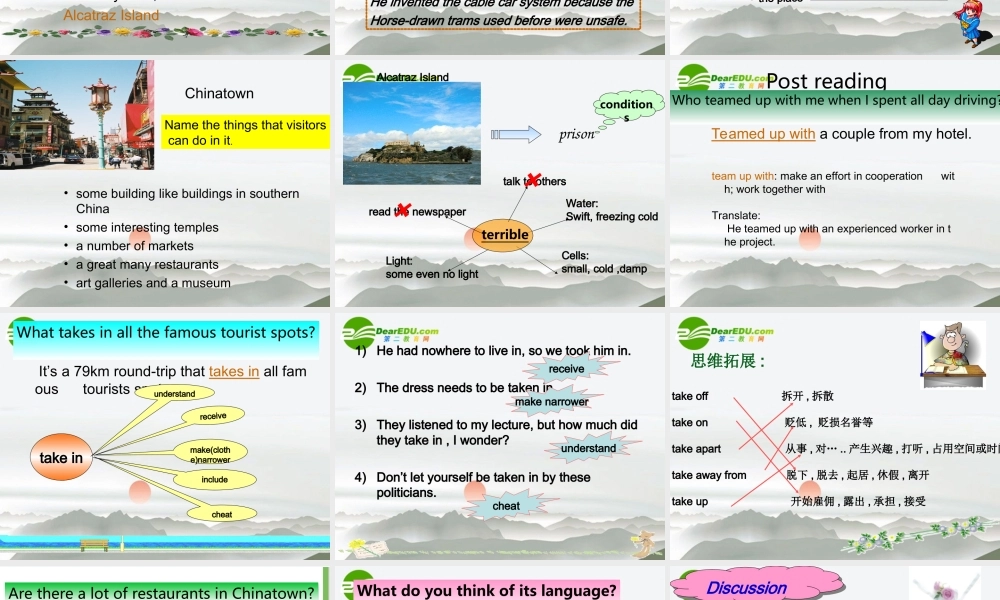 高中英语 using language 课件 新人教版选修8 课件