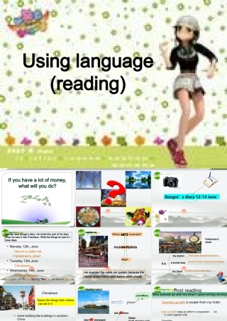 高中英语 using language 课件 新人教版选修8 课件