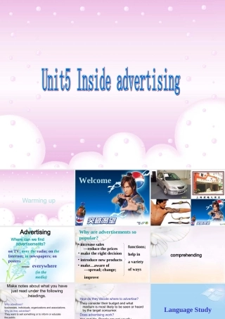 高中英语 Inside advertising-全套课件 新人教版选修9 课件