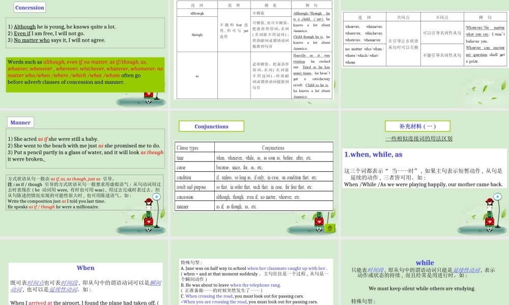 高中英语 模块7 Unit15 Adverb Clause & Rhetorical Questions课件 牛津版 课件