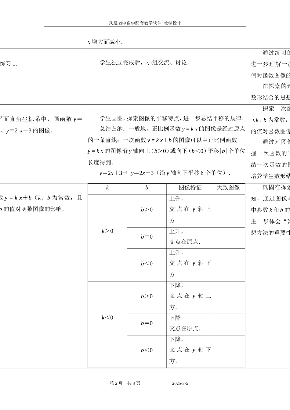 6.3一次函数的图像(2)_第2页