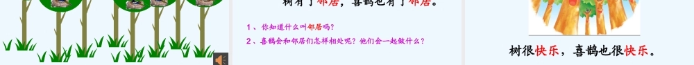 (部编)人教语文2011课标版一年级下册《树和喜鹊》第二课时