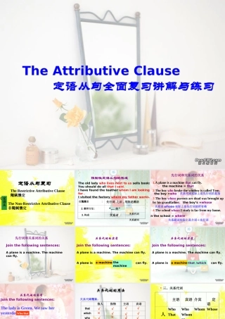高三英语定语从句全面复习讲解与练习课件 新课标 人教版 课件