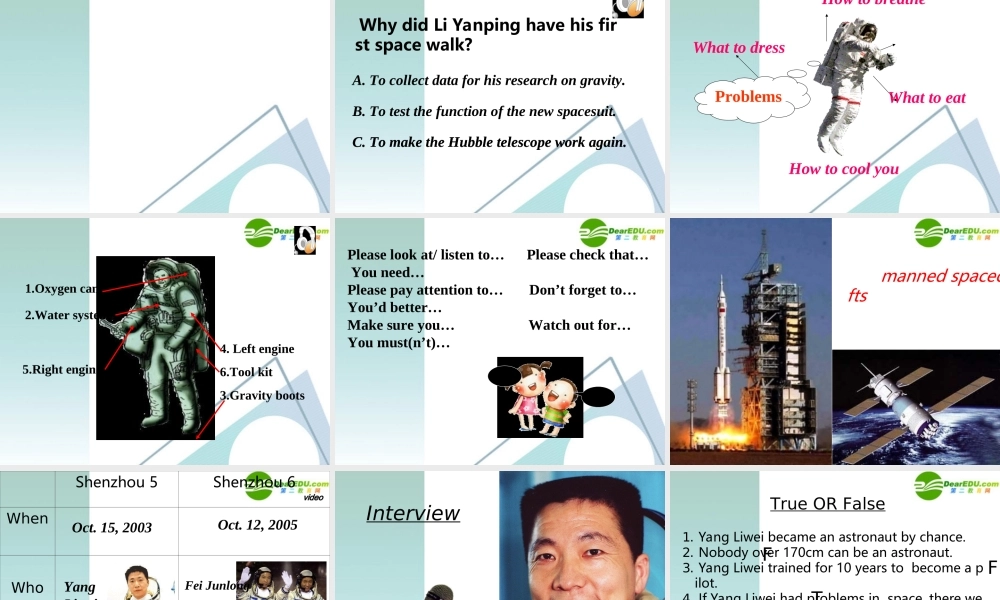 高中英语 64(Period 2 Using Language & Reading Task )课件 新人教版必修3 课件