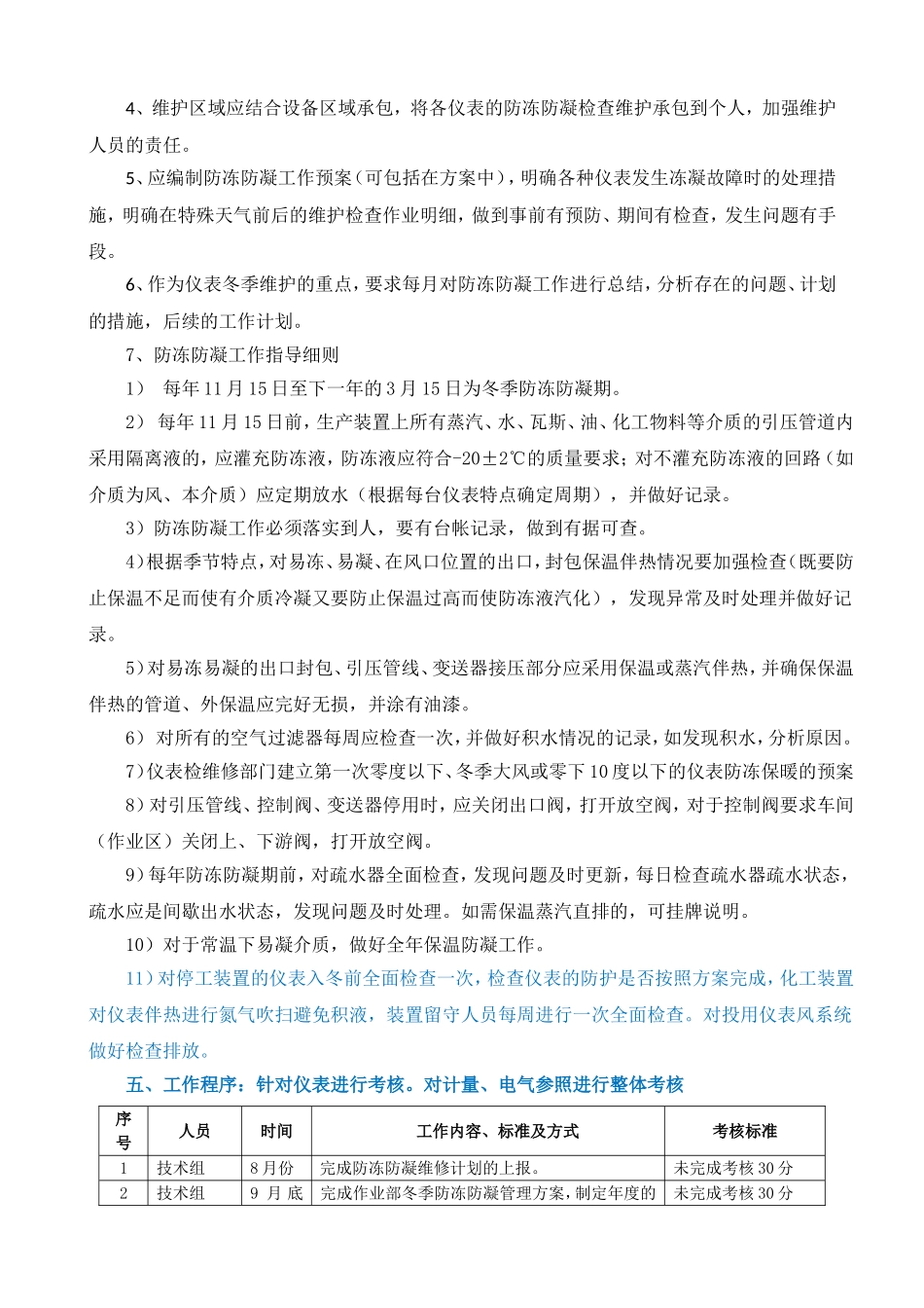 仪表专业冬季防冻防凝管理方案_第3页