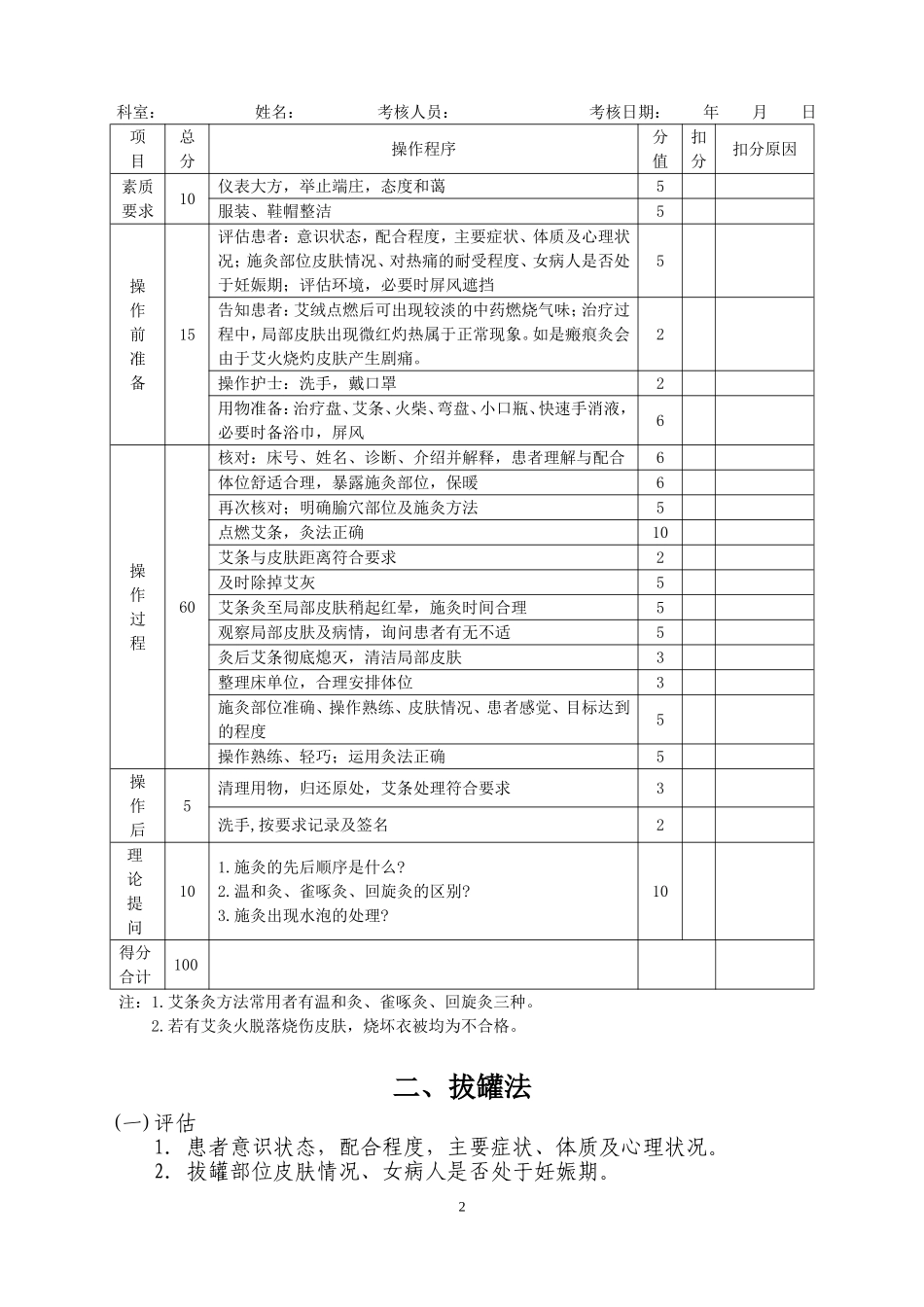 中医护理常用技术操作流程及评分标准_第3页