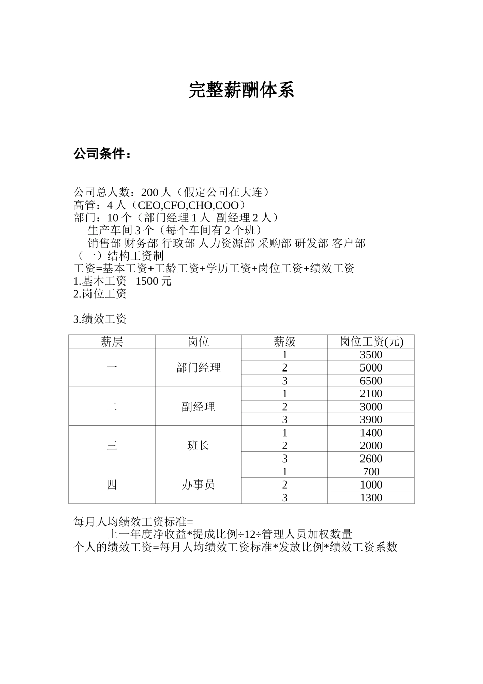 完整薪酬体系_第1页