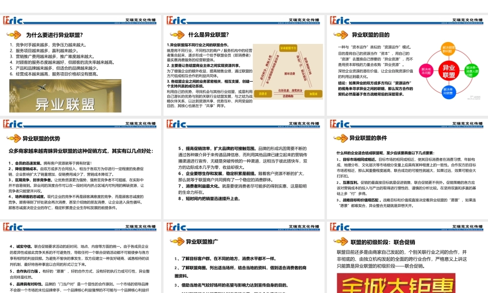 异业联盟沟通方案