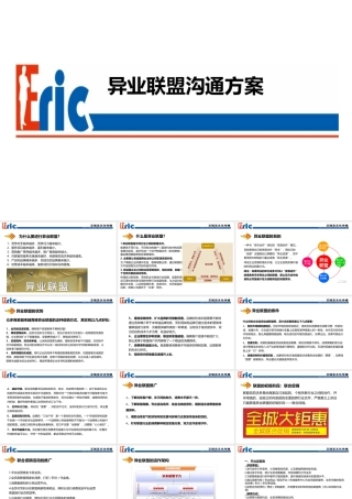 异业联盟沟通方案