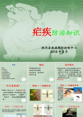 疟疾防治知识课件