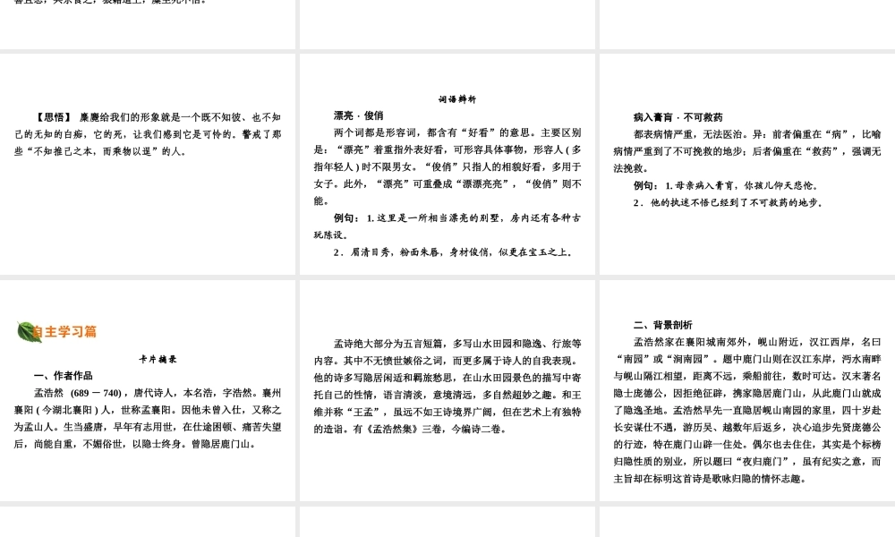 《夜归鹿门歌》课件3