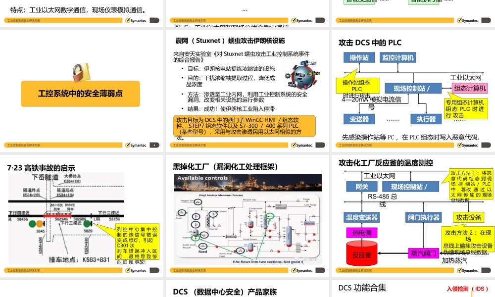 工业控制系统安全解决方案