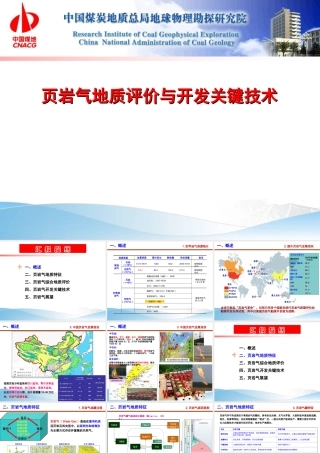 页岩气-中煤物探院