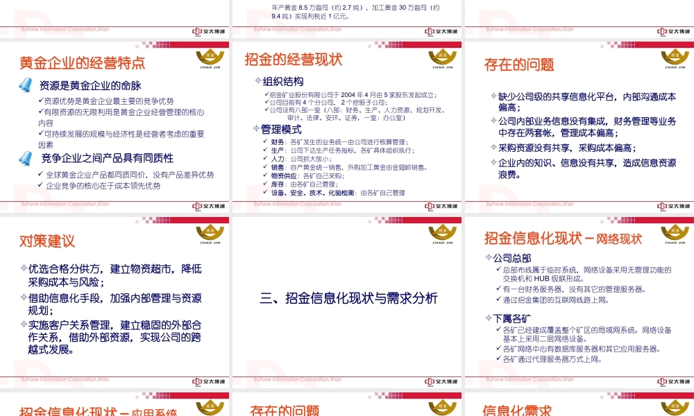 招金信息化规划方案