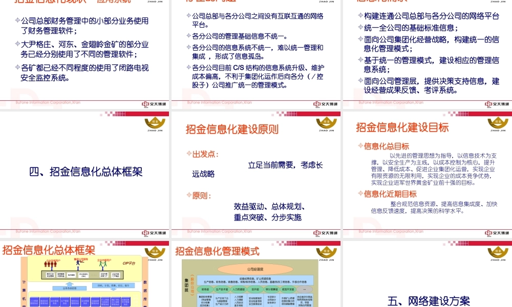 招金信息化规划方案