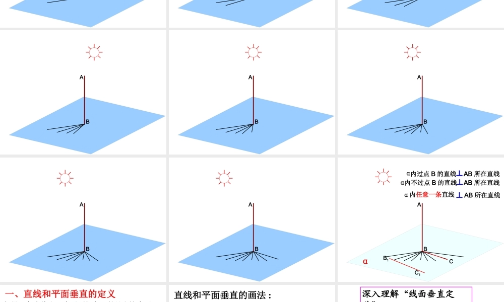 直线与平面垂直的判定