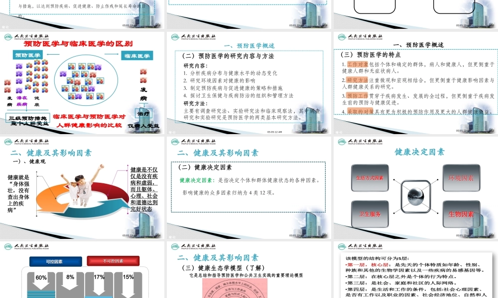 预防医学(绪论)