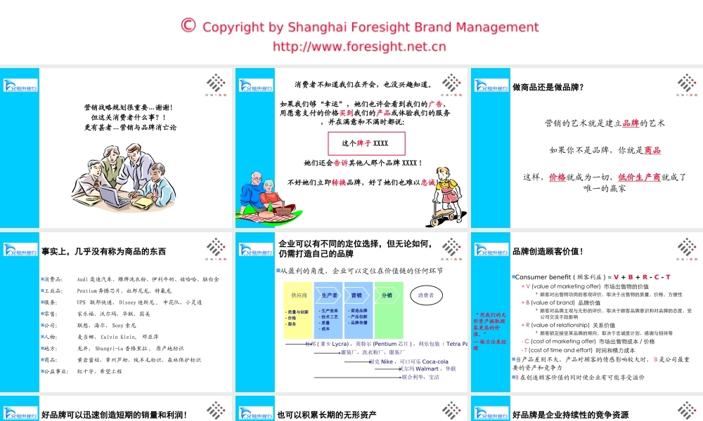 品牌导向的营销规划