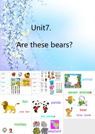 Unit7Arethesebears