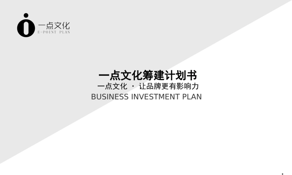 公司筹建计划书商业计划书