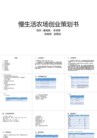 家庭农场创业策划书