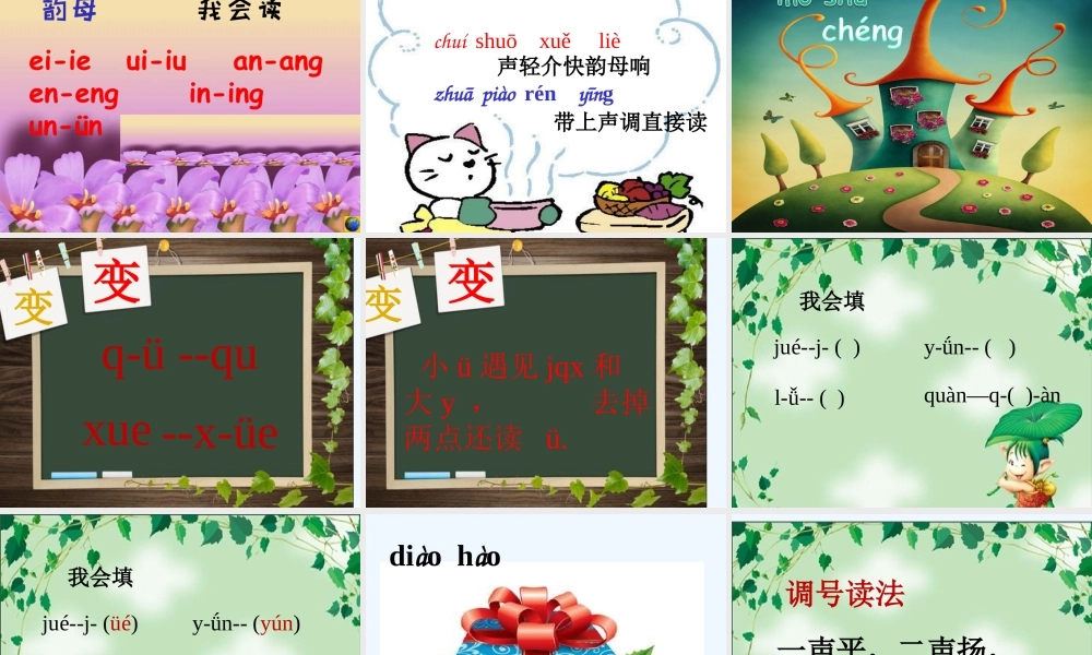 (部编)人教2011课标版一年级上册拼音王国之旅