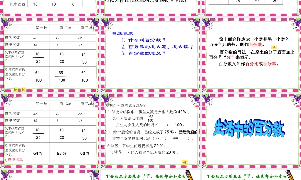 百分数的认识