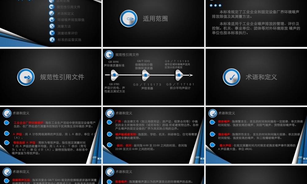工业企业厂界环境噪声排放标准