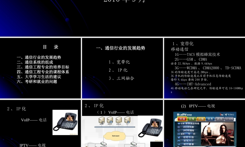 通信工程专业介绍