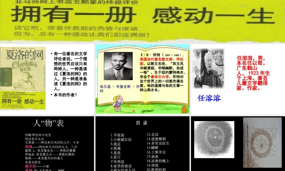 《夏洛的网》主题探讨