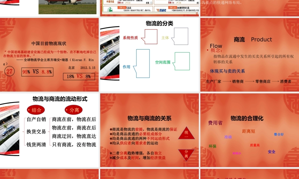 医药商品的运输