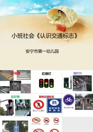 小班社会《认识交通标志》