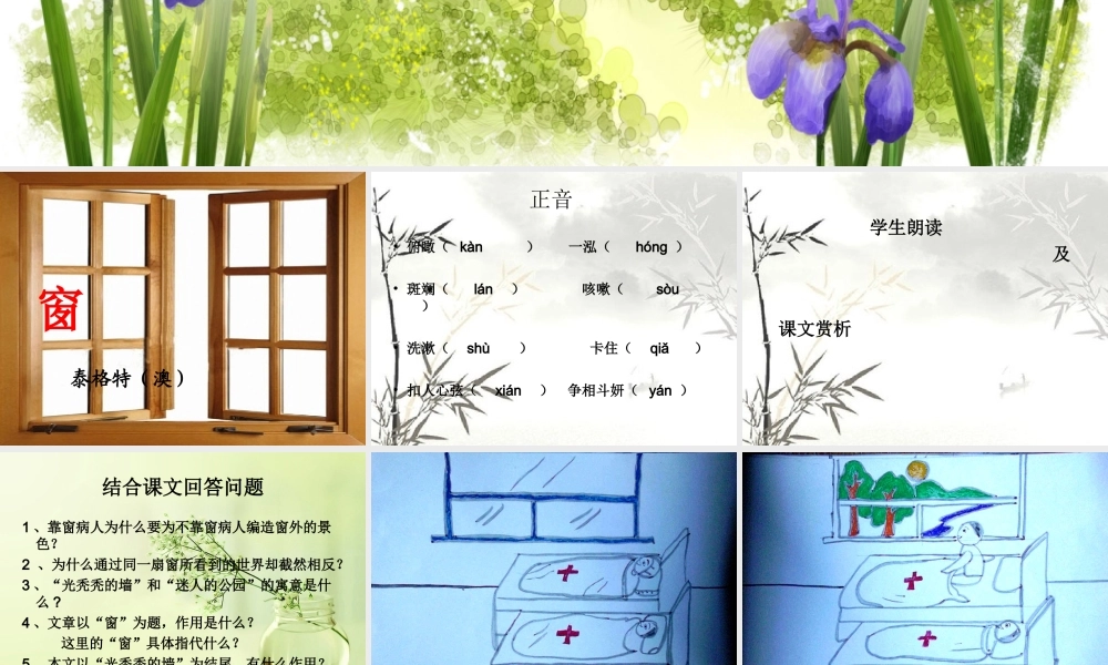泰格特《窗》ppt